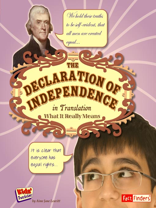 Title details for The Declaration of Independence in Translation by Miles Tagmeyer - Available